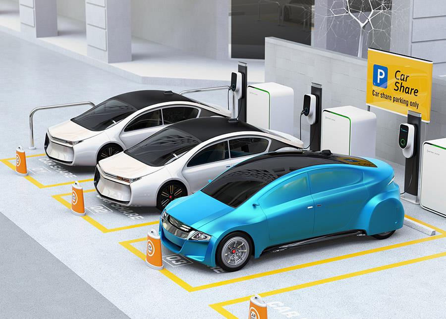 E-mobility recharging cars